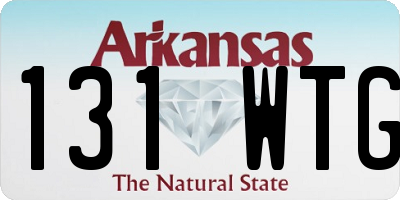 AR license plate 131WTG