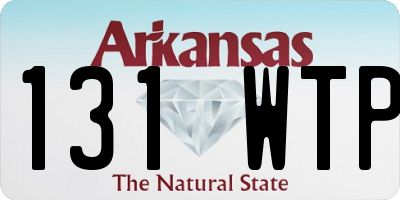 AR license plate 131WTP