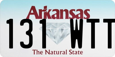 AR license plate 131WTT