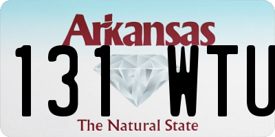 AR license plate 131WTU