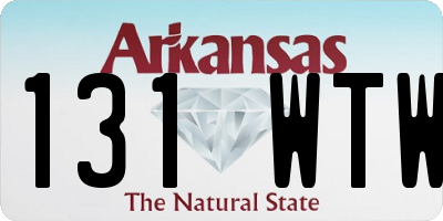 AR license plate 131WTW