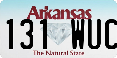AR license plate 131WUC