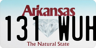 AR license plate 131WUH