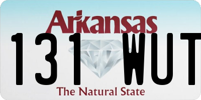 AR license plate 131WUT