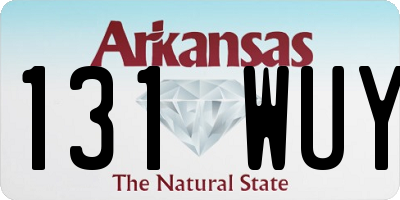 AR license plate 131WUY