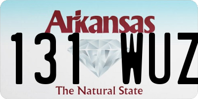AR license plate 131WUZ