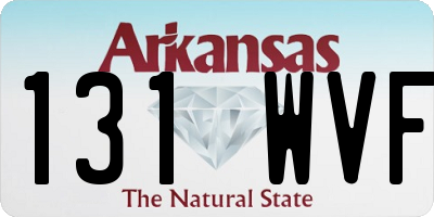 AR license plate 131WVF