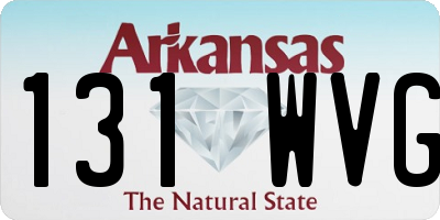 AR license plate 131WVG