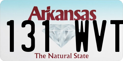 AR license plate 131WVT