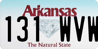 AR license plate 131WVW