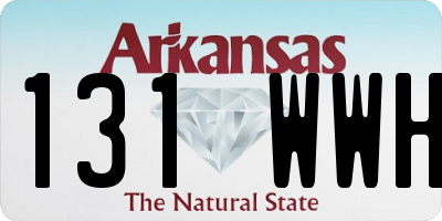 AR license plate 131WWH