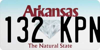 AR license plate 132KPN