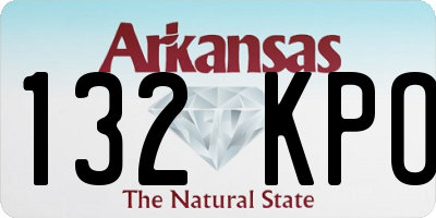 AR license plate 132KPO