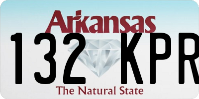 AR license plate 132KPR