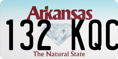 AR license plate 132KQC