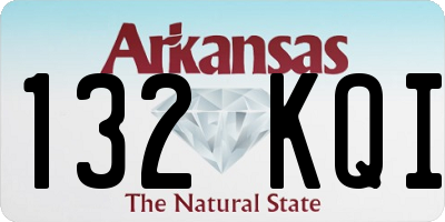 AR license plate 132KQI