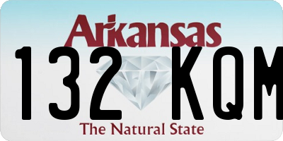 AR license plate 132KQM