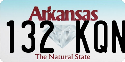 AR license plate 132KQN
