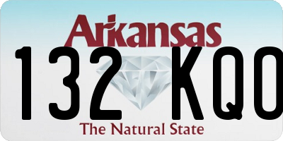 AR license plate 132KQO
