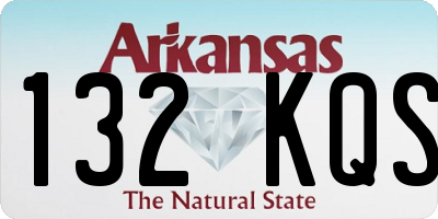 AR license plate 132KQS