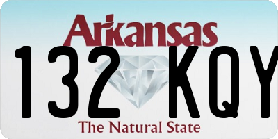 AR license plate 132KQY
