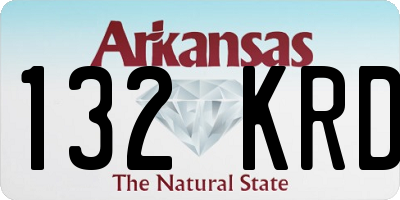AR license plate 132KRD