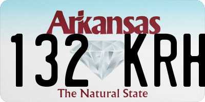 AR license plate 132KRH