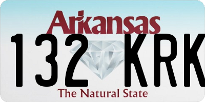 AR license plate 132KRK