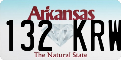 AR license plate 132KRW