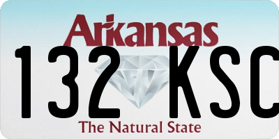 AR license plate 132KSC