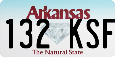 AR license plate 132KSF