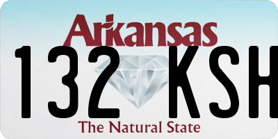 AR license plate 132KSH