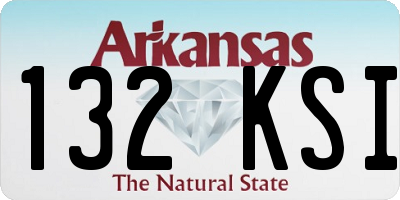 AR license plate 132KSI