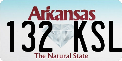 AR license plate 132KSL