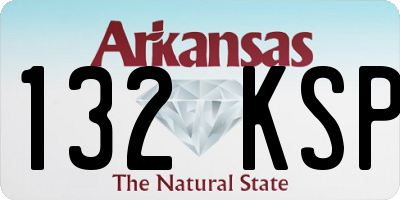 AR license plate 132KSP