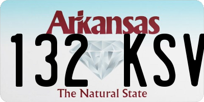 AR license plate 132KSV