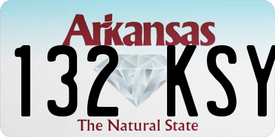 AR license plate 132KSY