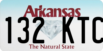 AR license plate 132KTC