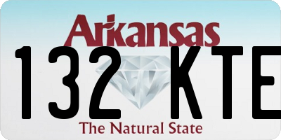 AR license plate 132KTE