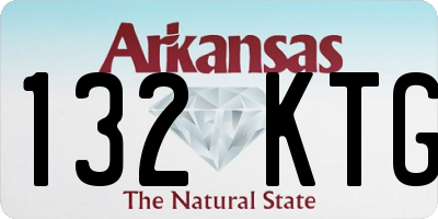 AR license plate 132KTG