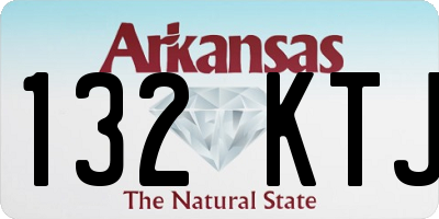 AR license plate 132KTJ