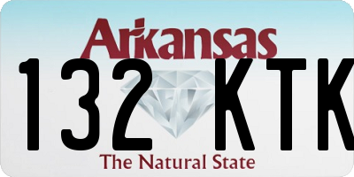AR license plate 132KTK