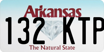 AR license plate 132KTP
