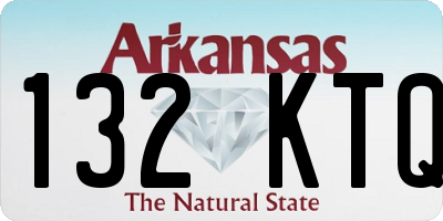 AR license plate 132KTQ