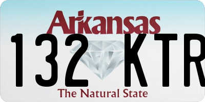 AR license plate 132KTR