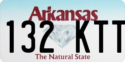 AR license plate 132KTT