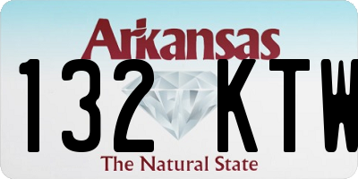 AR license plate 132KTW