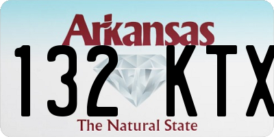 AR license plate 132KTX