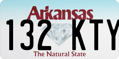 AR license plate 132KTY