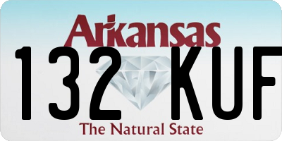 AR license plate 132KUF